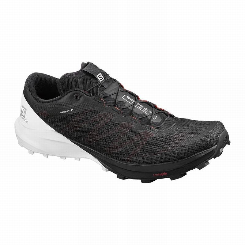 Zapatillas Trail Running Salomon Hombre Negras / Blancas - Salomon Argentina SENSE PRO 4 ,894263-MDL